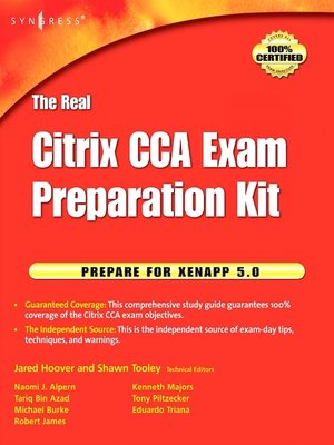 cover image of The Real Citrix CCA Exam Preparation Kit